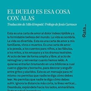 Portada de Max Porter El duelo es esa cosa con alas Editorial Random House