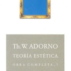Portada de Theodor W. Adorno Teoría estética Editorial Akal
