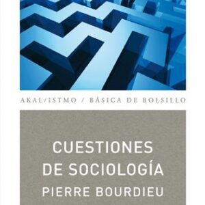 Portada de Pierre Bourdieu Cuestiones de sociología Editorial Akal