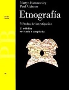 Portada de Paul Atkinson Martín Hammersley Etnografía Métodos de investigación Editorial Paidós