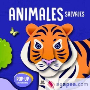 Portada de Animales salvajes Pop up  Editorial M4