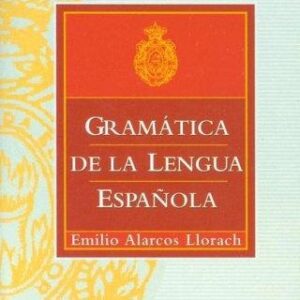Portada de Emilio Alarcos Llorach Gramática de la lengua española Editorial Espasa