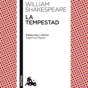 Portada de William Shakespeare La tempestad Editorial Austral