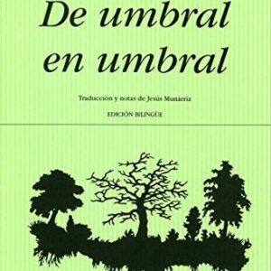 Portada de Paul Celan De umbral a umbral Edición bilingue Editorial Hiperión
