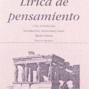 Portada de Friedrich Schiller Lírica de pensamiento Edición bilingüe Editorial Hiperión