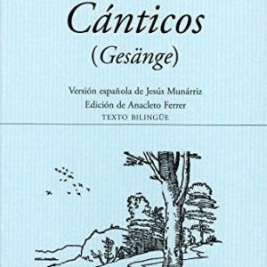 Portada de Friedrich Hölderlin Cánticos Edición bilingüe Editorial Hiperión