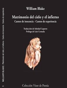Portada de William Blake Matrimonio del Cielo y del Infierno Edición bilingüe Editorial Visor