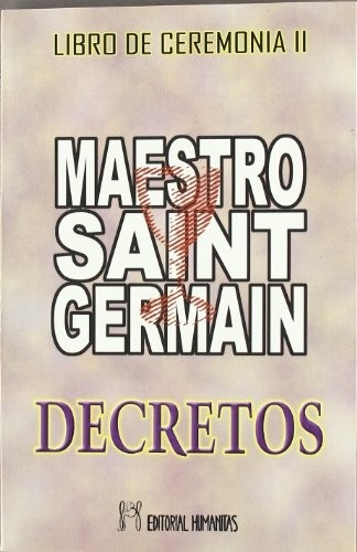Portada de Saint Germain Libro II de ceremonia Decretos Editorial Humanitas