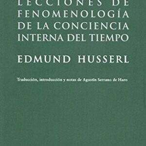 Portada de Edmund Husserl Lecciones de fenomenología de la conciencia interna del tiempo Editorial Trotta