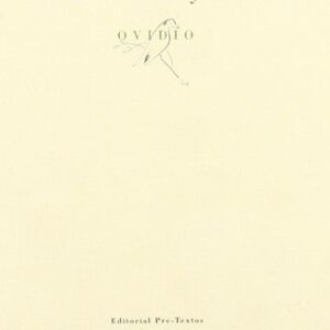 Portada de Ovidio Fábula de Ceix y Alcióne Edición bilingue Pre-textos