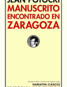 Portada de Jean Potocki Manuscrito Encontrado En Zaragoza Pre-textos