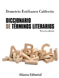 Portada de Demetrio Estebanez Calderón Diccionario de términos literarios Tapa dura Editorial Alianza