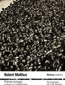 Portada de Thomas Malthus Primer ensayo sobre la población Editorial Alianza