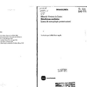 Portada de Metafisicas Canibales Eduardo Viveiros De Castro