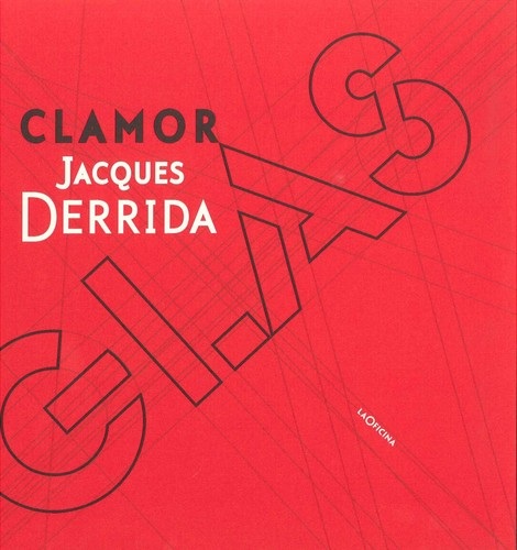 Portada de Jacques Derrida Clamor Glas Editorial La oficina