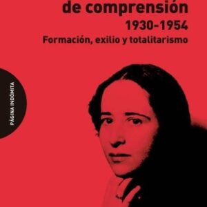 Portada de Hannah Arendt Ensayos de comprensión 1930-1954 Editorial Página indómita