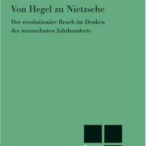 Portada de Karl Löwith De Hegel a Nietzche Editorial Katz