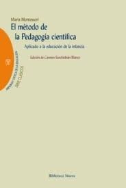 Portada de María Montessori El método de la pedagogía científica Editorial Biblioteca Nueva