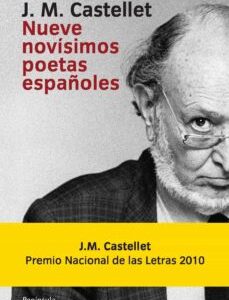 Portada de J. M. Castellet Nueve novísimas Poetas españoles Editorial Península