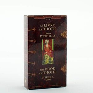Portada de Jean Beapyiste Alliette The Book Of Thoth D'etteilla Carta y guía Editorial Lo Scarabeo