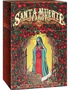 Portada de Fabio Listrani Santa Muerte Tarot Cartas y guía Editorial Lo Scarabeo