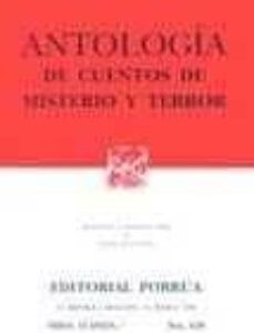 Portada de Ilán Stavans Antología Cuentos de misterio y terror Editorial Porrúa