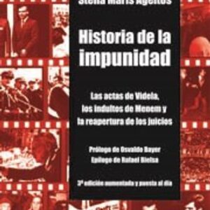Portada de Stella Maris Ageitos Historia de la impunidad Editorial Adriana Hidalgo