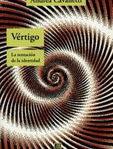 Portada de Andrea Cavalletti Vértigo Editorial Adriana Hidalgo