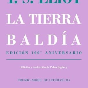 Portada de T. S. Eliot La tierra baldía Editorial Cuenco del plata