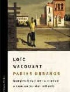 Portada de Loïc Wacquant Parias urbanos Marginalidad en la ciudad a comienzos del milenio Editorial Manantial